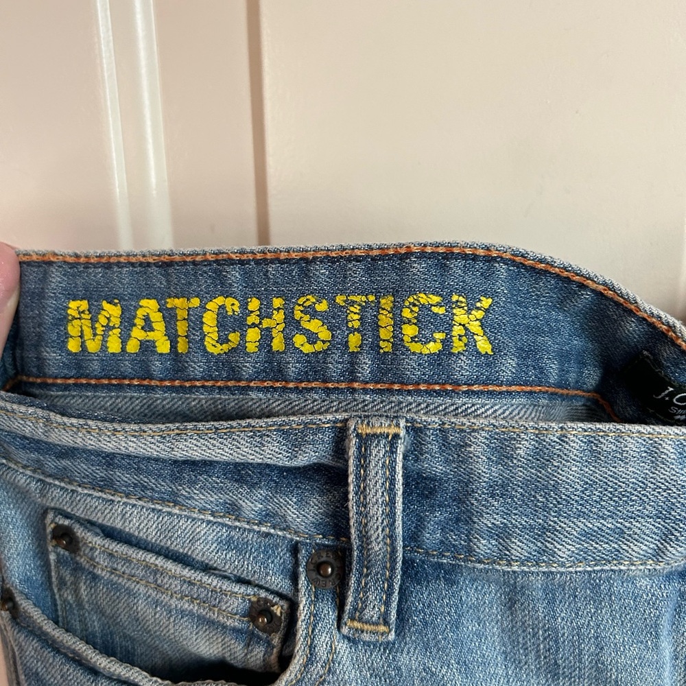 Vintage J Crew Matchstick Y2K Capri Jeans - size 30 - Picture 4 of 5